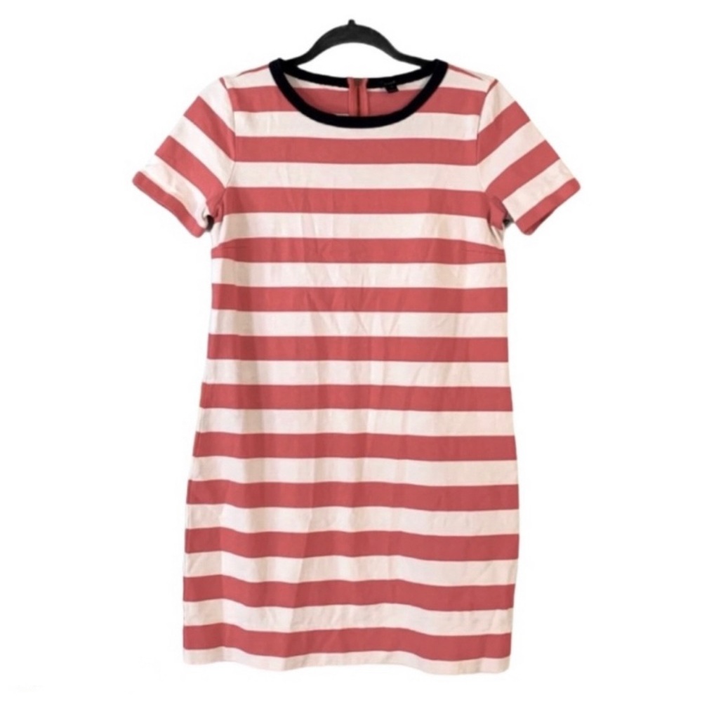 ❣️🌻Striped Dress w/Ring Collar & Back Z…